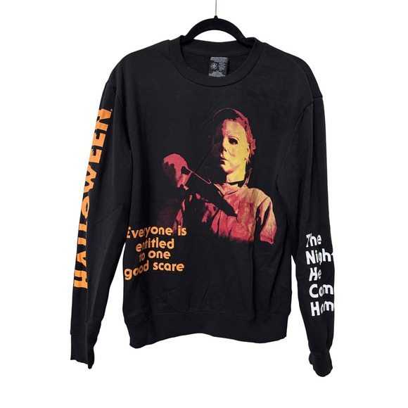 Halloween Other - Halloween Michael Myers Black Graphic Sweatshirt Mens S John Carpenter Horror